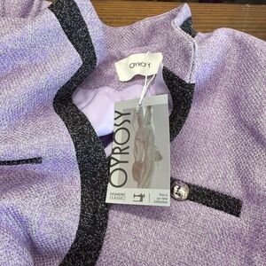 Oxyrosy Women's Lavender Skirt Set